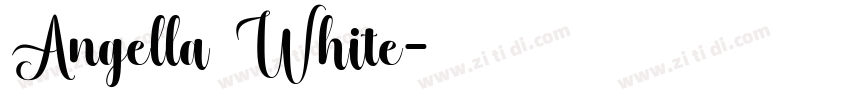 Angella White字体转换